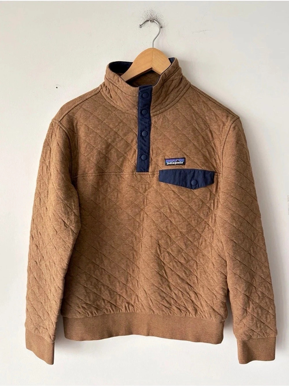 Patagonia Men's Quilted Snap-T Organic Cotton Pullover Size XS